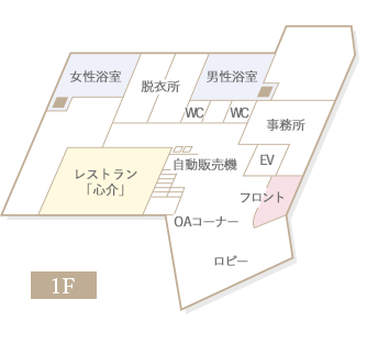 館内マップ 1F